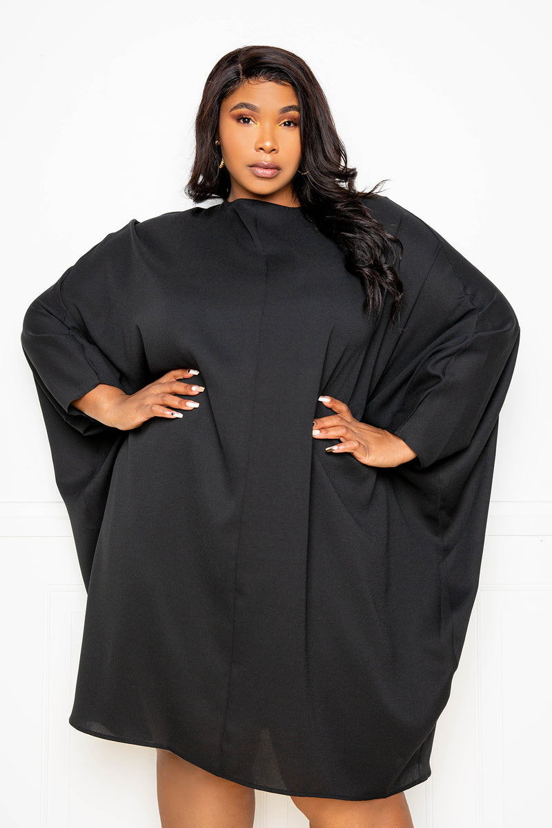 Dolman Sleeve Tunic Dress – Buxom Couture